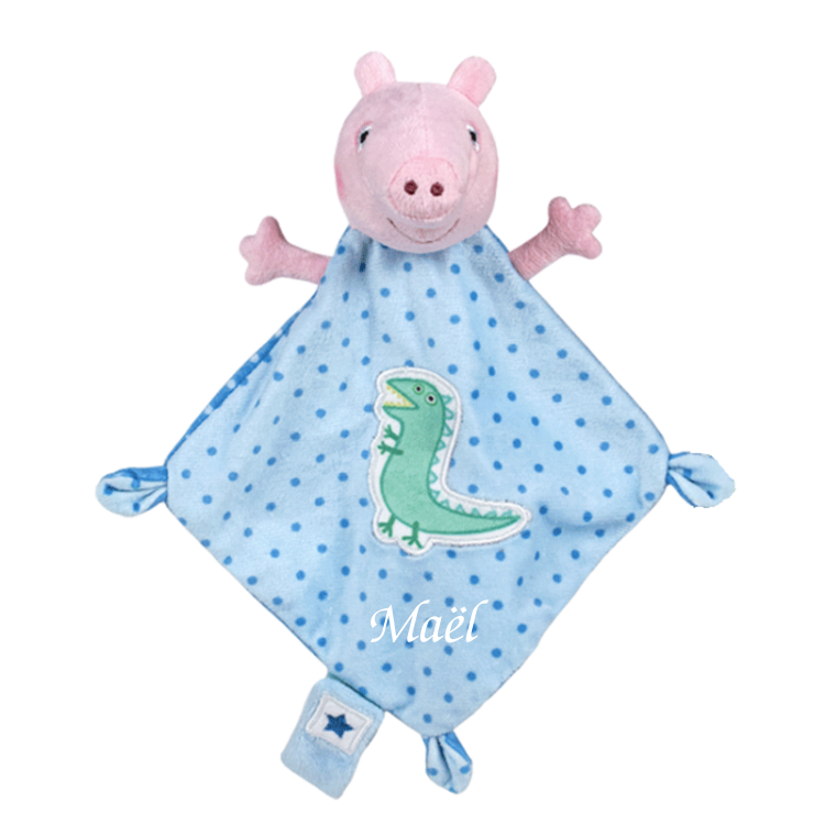 Peppa pig - plat cochon bleu crocodile 22 cm 